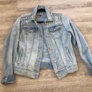 Bke faux pearl jacket